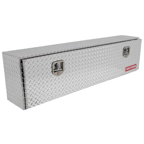 metal in bed tool box|craftsman top mounted truck box.